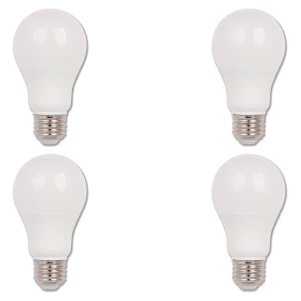 Westinghouse Bulb LED 9.5W 120V A19 Omni 3000K Bright White E26 Med Base, 4PK 4516000 - main